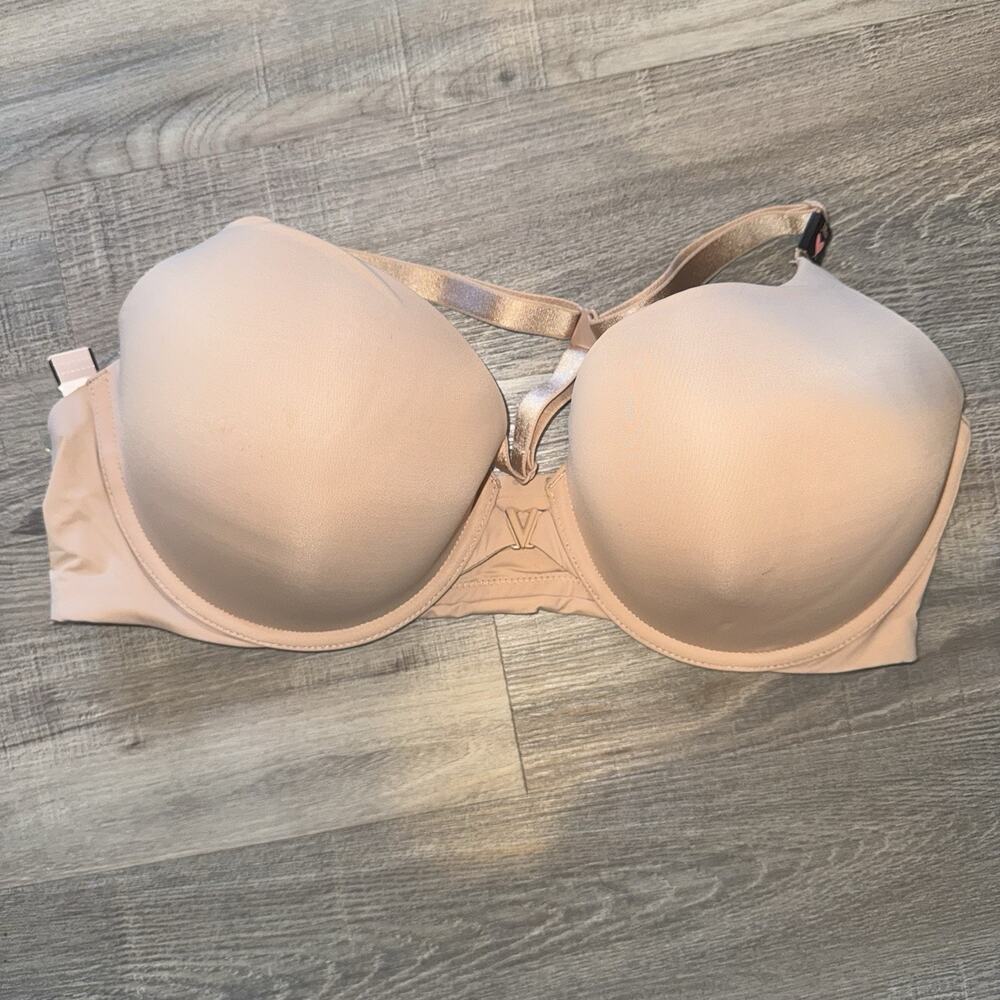 Victoria’s Secret T-Shirt Push-Up Full Coverage Bra 38D Nude Beige NWT